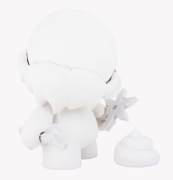 MUNNY White DIY Series 4 7-Inch White Edition from Kidrobot