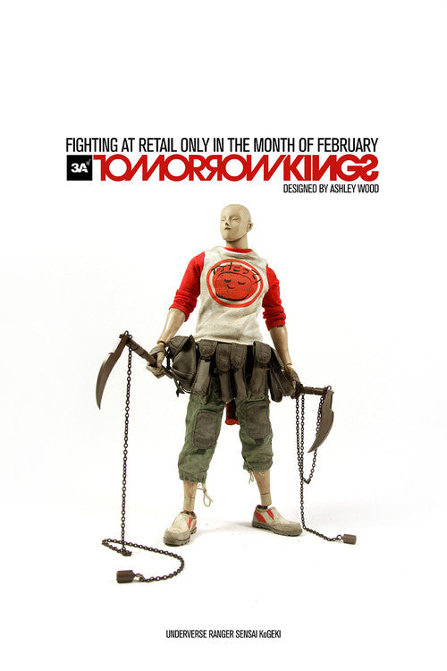 THREEA UNDERVERSE RANGER SENSEI KoGEKI (Red )1/6 Scale Figure 3A TOMORROW KINGS