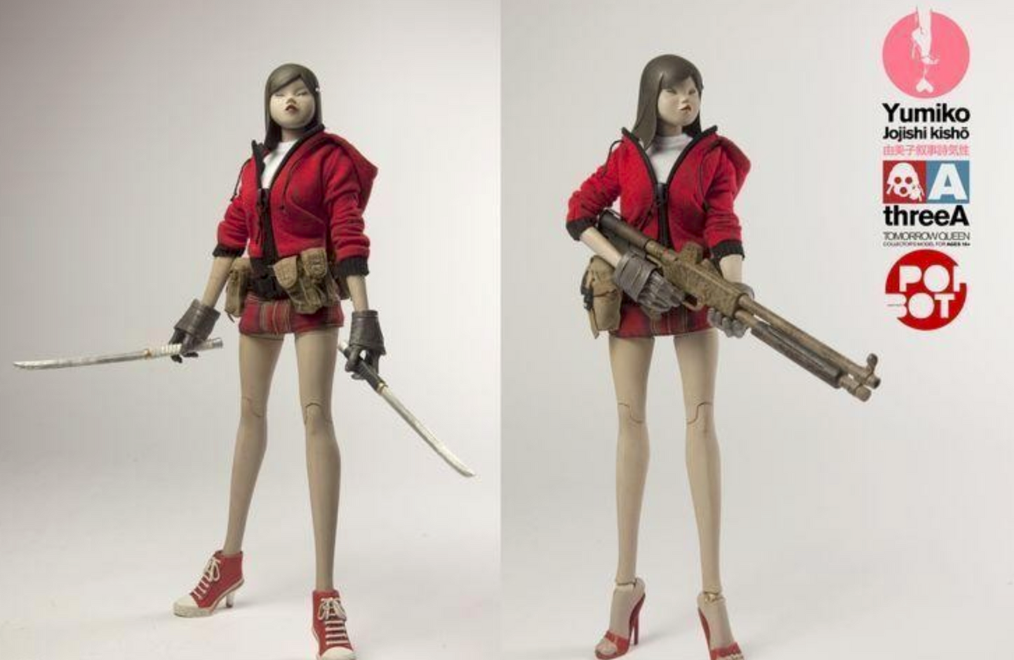 ThreeA Tomorrow Queen TQ 1/6 Threepack Yubi Odayaka Yumiko