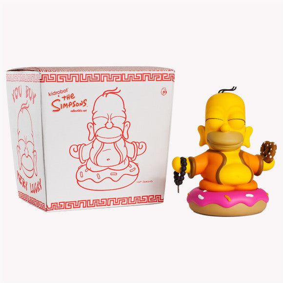 Homer Buddha in 7-inch vinyl by Kidrobot