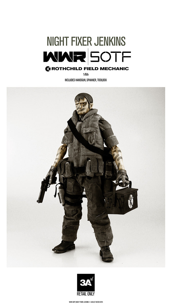 Night Fixer Jenkins Mechanic WWR SOTF 1/6 Scale figure ThreeA