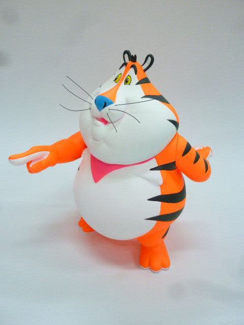 Fat Tony Tiger Ron Englsih Fluorescent Orange Vinyl Toy