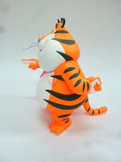 Fat Tony Tiger Ron Englsih Fluorescent Orange Vinyl Toy