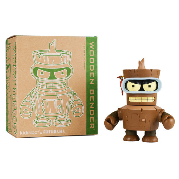 Wooden Bender 6 inch vinyl figure Futurama and Kidrobot