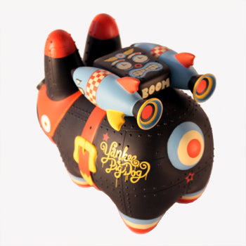 Yankee Pig Dog Labbit 7-Inch Stealth Warfare Edition rocket detail