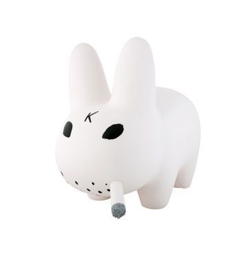 Frank Kozik Smorkin` Labbit 10-inch White Edition by Kidrobot