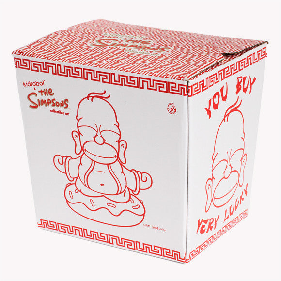 Homer Buddha in 7-inch vinyl by Kidrobot