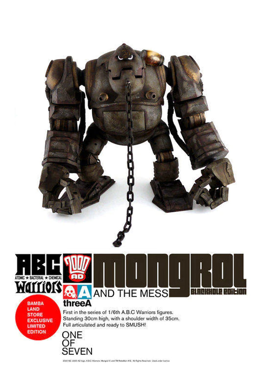 A.B.C Warrior Mongrol Blackhole Mongrol limited edtion from ThreeA