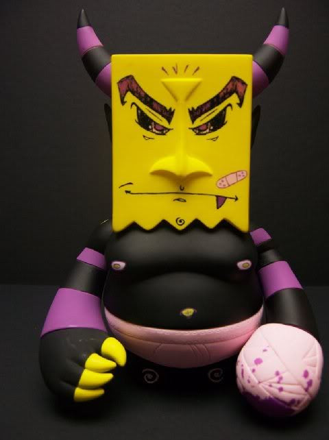 Dynomight Bumrush Vinyl Toy NYCC Purple Edition