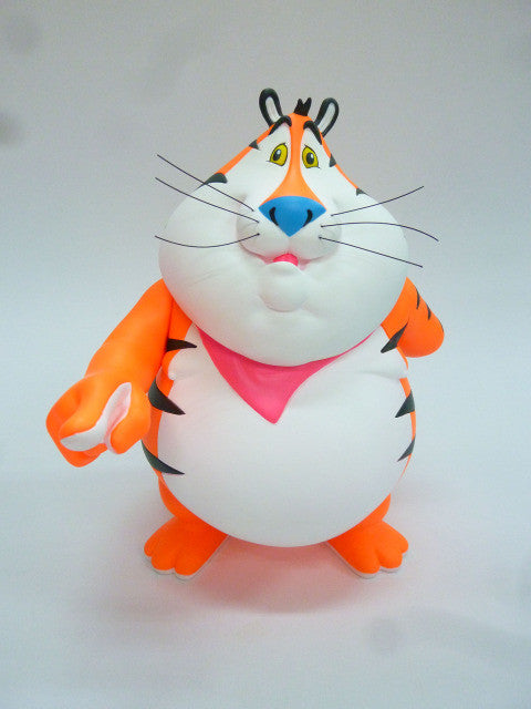 Fat Tony Tiger Ron Englsih Fluorescent Orange Vinyl Toy