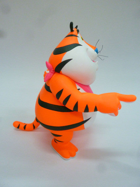 Fat Tony Tiger Ron Englsih Fluorescent Orange Vinyl Toy