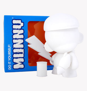 MUNNY White DIY Series 4 7-Inch White Edition from Kidrobot