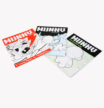 MUNNY White DIY Series 4 7-Inch White Edition from Kidrobot