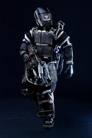 Helghast Hazmat Trooper 1/6 KillZone figure ThreeA
