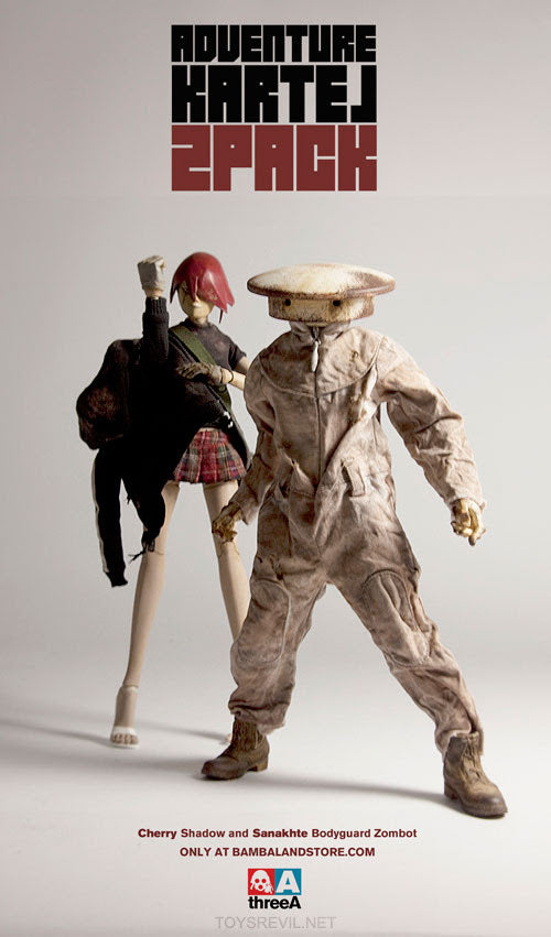 ThreeA Cherry Shadow and Sanakhte Bodyguard Zombot 2 Pack 1/6 scale